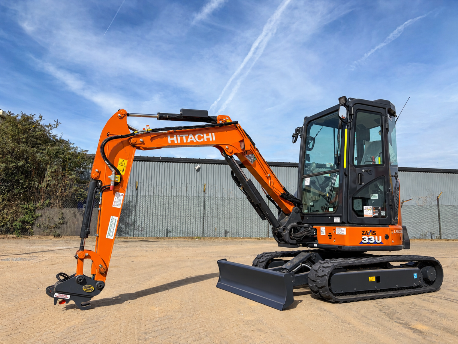 Hitachi ZX33U-6 Hitachi excavator available from Synergy Hire