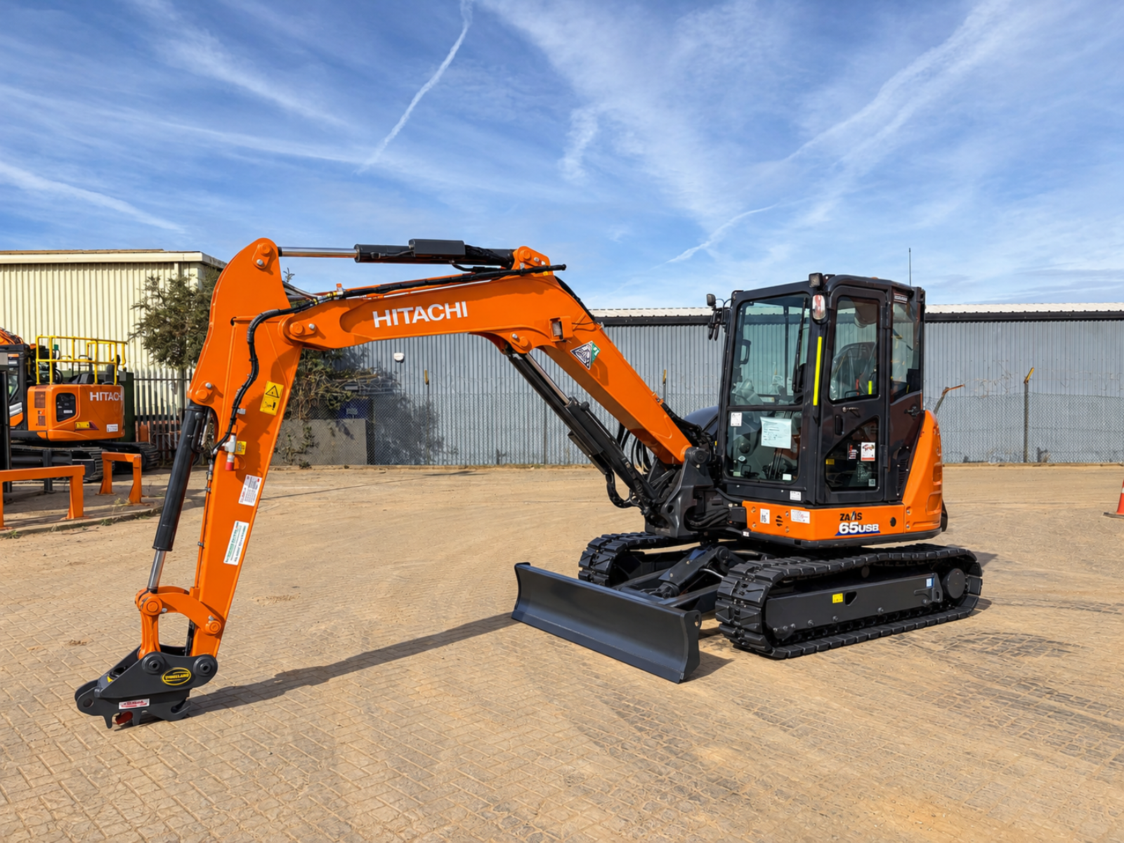 Hitachi ZX65USB-6 Hitachi excavator available from Synergy Hire