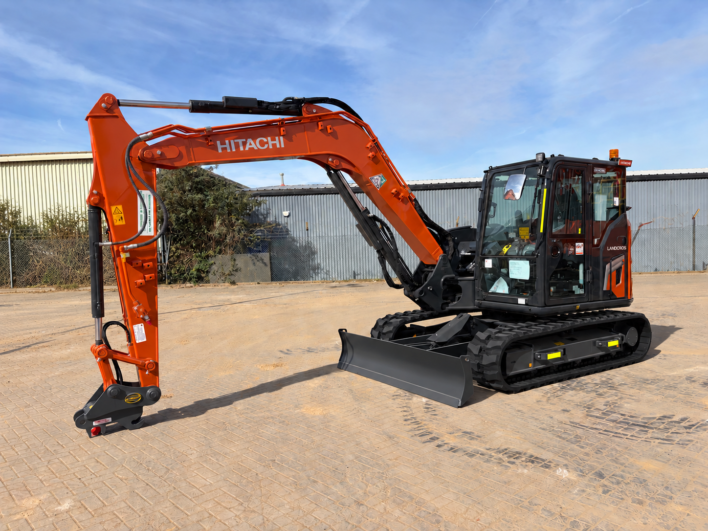 Hitachi ZX95US-7 Hitachi excavator available from Synergy Hire