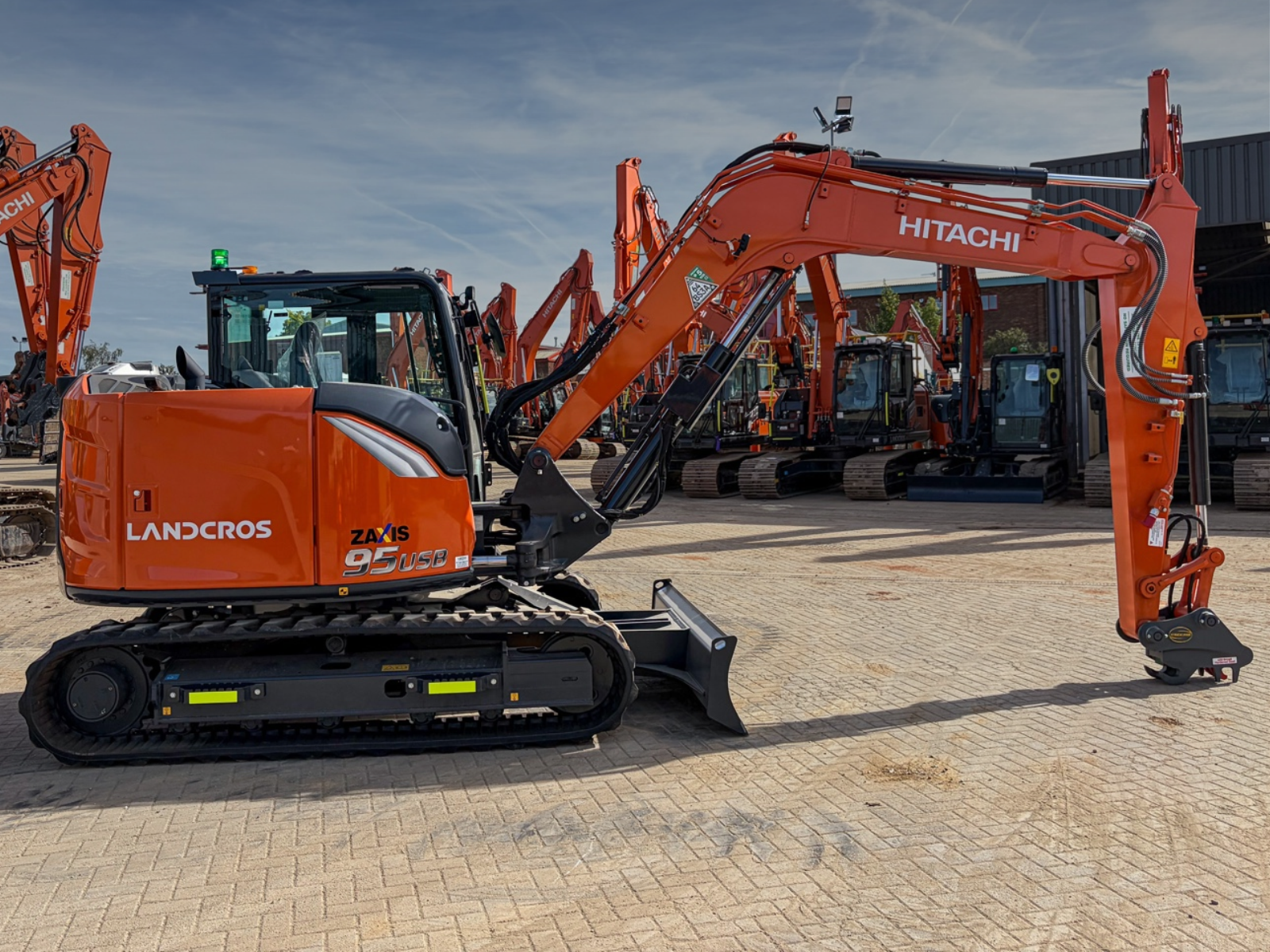 Hitachi ZX95USB-7 Hitachi excavator available from Synergy Hire