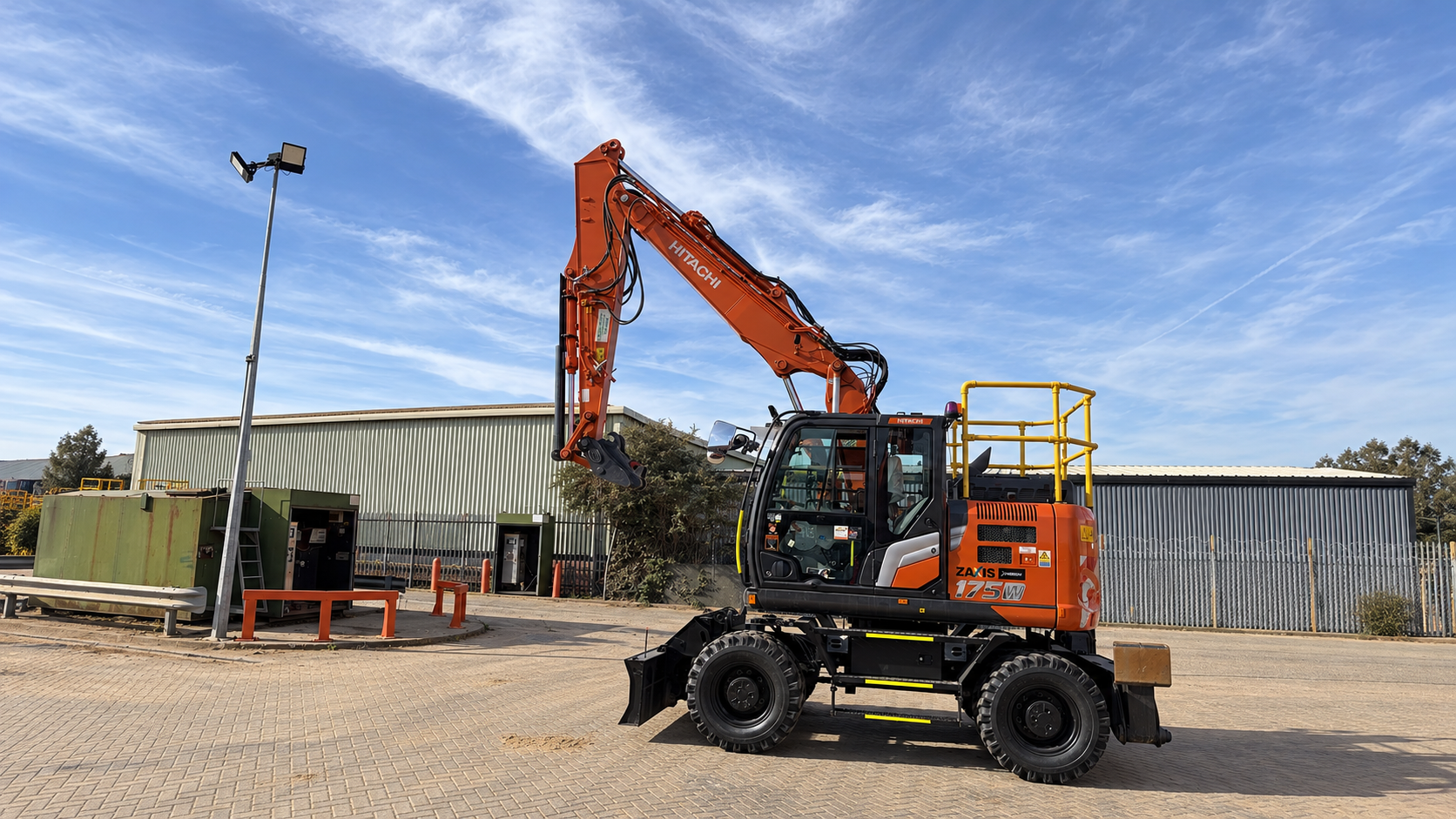 Hitachi ZX175W-7 Hitachi excavator available from Synergy Hire